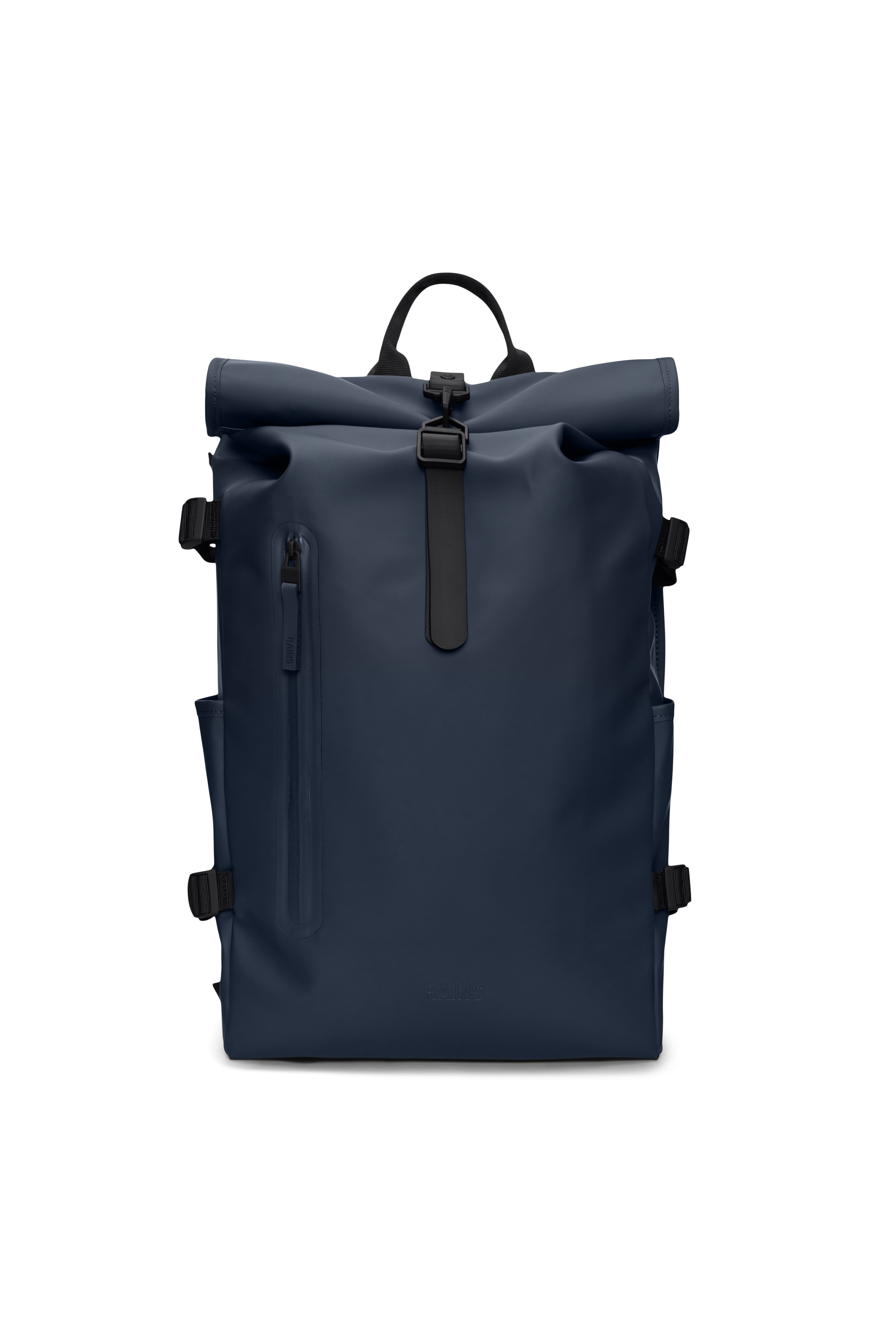 RAINS Rolltop Rucksack Large Navy 23L H63 x D14 x W32 cm Backpack